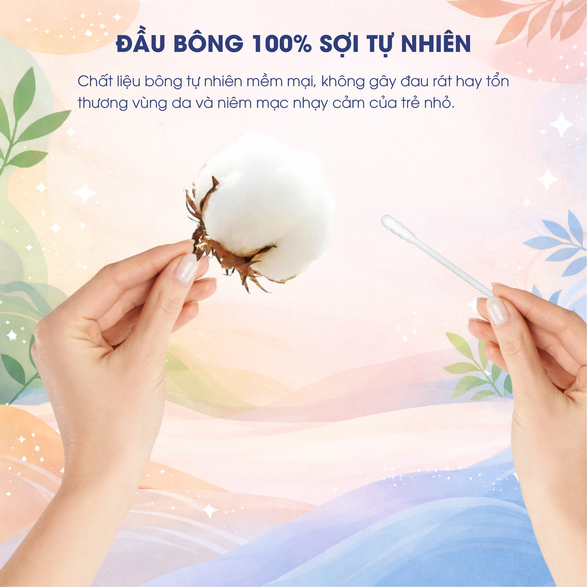 BÔNG VỆ SINH TAI MŨI EM BÉ SOFTTANA BH245209 1